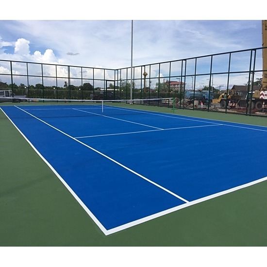 พื้นสนามกีฬามาตรฐาน สนามเทนนิส ITF, สนามบาสเกตบอล, สนามแบตมินตัน Portable - บริษัท บารมี เทคโนโลยี คอนสตรัคชั่น จำกัด - สนามแบตมินตัน Portable  พื้นสนามกีฬา  สนามเทนนิส ITF  สนามบาสเกตบอล  สนามแบดมินตัน Portable  พื้นสนามกีฬามาตรฐาน  พื้นยางสังเคราะห์ 