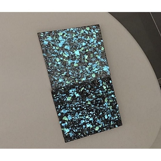 พื้นโพลีไวนิลคละสีเคลือบแข็งชนิดเรืองแสง (Poly Vinyl - Color Flake GLOW IN THE DARK) - บริษัท บารมี เทคโนโลยี คอนสตรัคชั่น จำกัด - พื้นไวนิลอะคริลิค เคลือบแข็ง  พื้นไวนิลอะคริลิค ชนิดเรืองแสง  Color Flake Glow in the Dark  พื้นไวนิลอะคริลิค  พื้น Color Flake  พื้นเรืองแสง  พื้น Glow in the Dark  พื้นเคลือบแข็ง  พื้นสวยงาม 