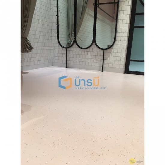 พื้น Terrazzo / พื้น Barazzo Flake - บริษัท บารมี เทคโนโลยี คอนสตรัคชั่น จำกัด - พื้น Terrazzo เทอราซโซ่  พื้น Terrazzo  พื้นเทอราซโซ่  พื้นผิวสวยงาม  พื้นตกแต่ง  พื้นปรับระดับ  พื้นผสม Chips Color  พื้นหรูหรา 